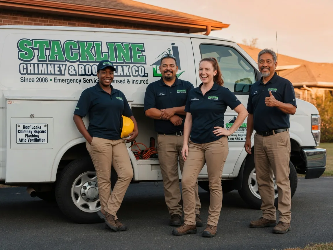 Chimney flashing repair company in Newcastle, OK